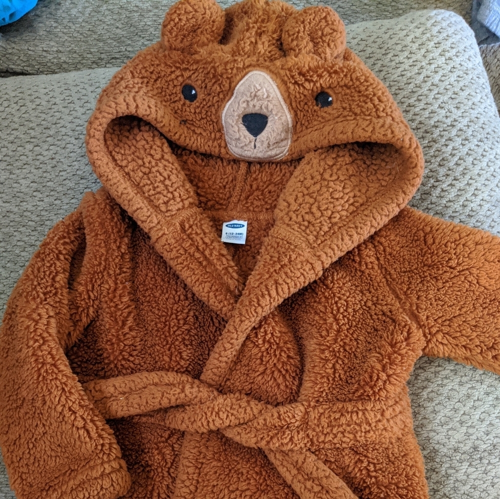 B2G1**Old Navy Toddler Robe(1-2y)